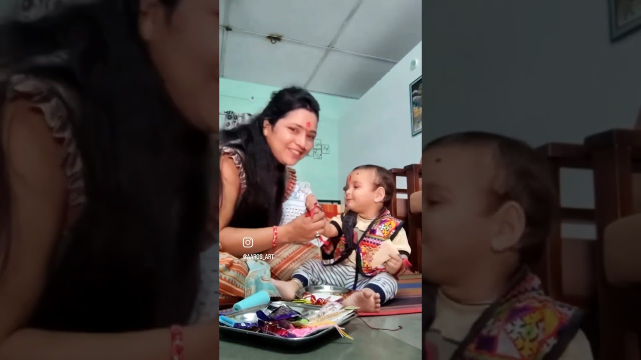 Aarav's rakhi special videos#babyshorts