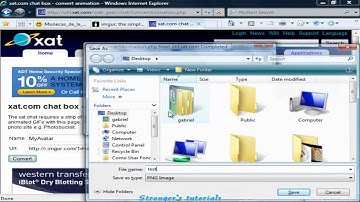 Como Crear Un Gif 2D Para Xat.com [HD]