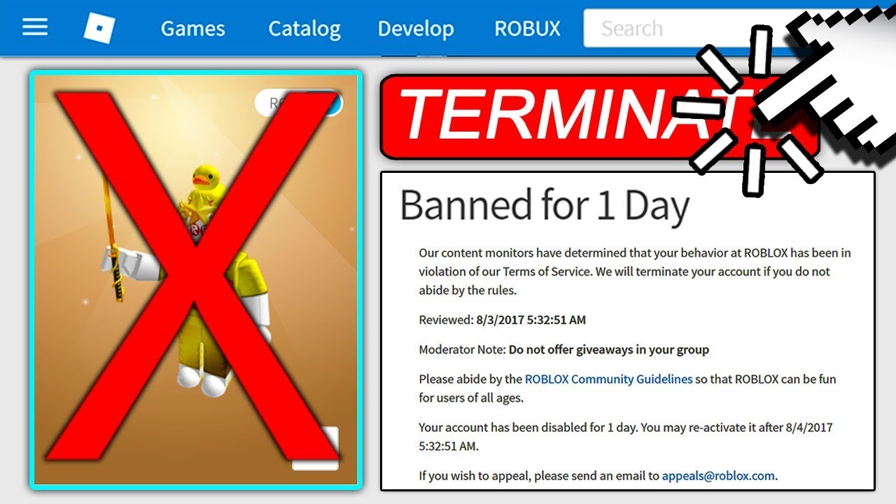 My Roblox Account Got Banned Roblox Is Deleting My Account - all my roblox accounts