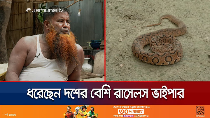 চার দশক ধরে রাসেলস ভাইপার সাপ ধরে বেড়ান এই ওঝা | Snake charmer | Russell's Viper | Jamuna TV