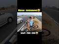 Road crossing but popat ho gya😅! #shorts#shortsfeed#shortsvideo#ytshorts#trending#trend