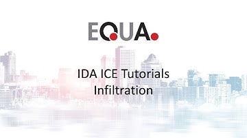 IDA ICE Tutorials: 9.Infiltration