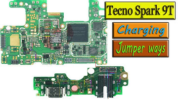 Tecno Spark 9T Charging problem | Tecno Spark 9T Charging, USB, MIC, SPK jumper ways