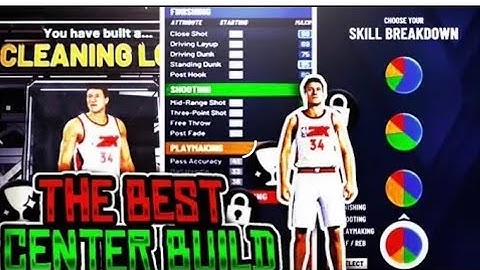 NBA2K20 BEST COMP CENTER BUILD! (SHARPSHOOTING REBOUNDER/RIM PROTECTOR)!!