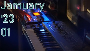 #jamuary2023 01 - SH-101, Elektron Machinedrum