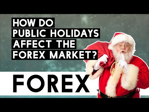 How do public holidays affect the Forex market?