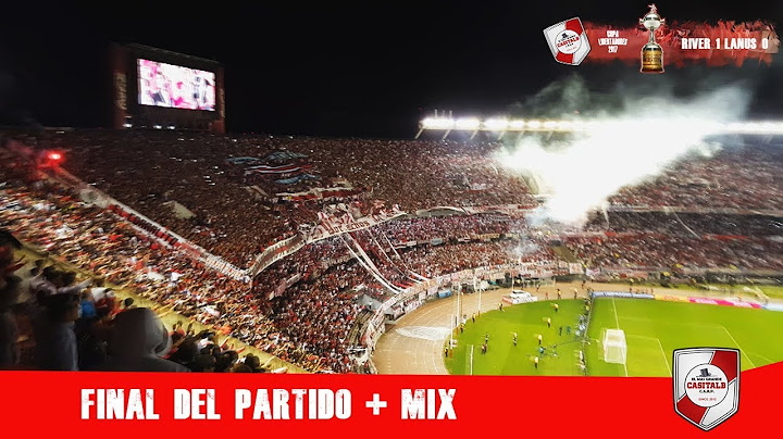 FINAL DEL PARTIDO + FIESTA / River Plate vs Lanus - Copa Libertadores 2017