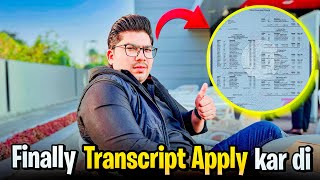 Finally Univerty Gaye Transcript Apply Karny | Mufta Laga liya University main