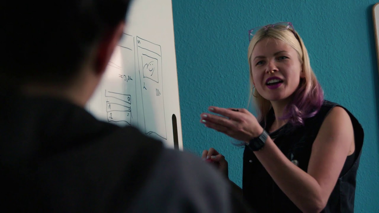 Agile flow bei metronom mit Design-Whiteboards aus Berlin 