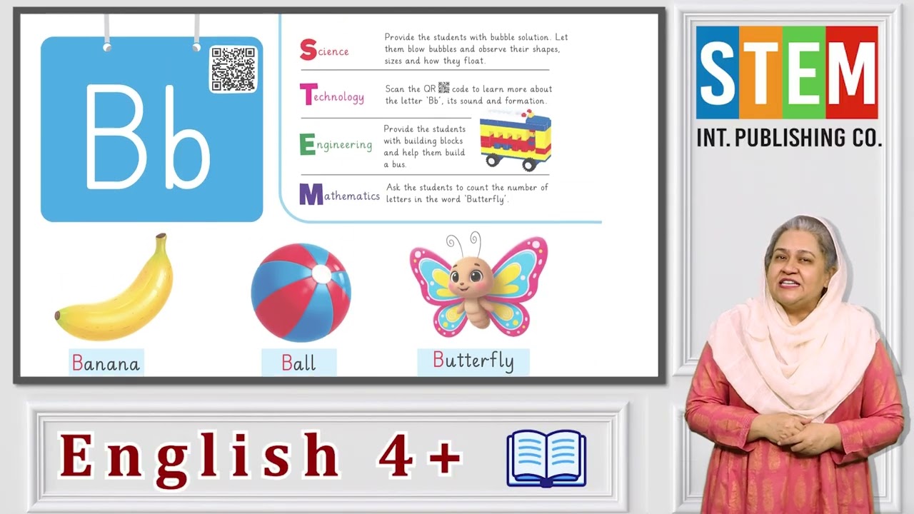 Letter Bb for Teachers | Alphabet Phonics Lesson | English Teaching Video