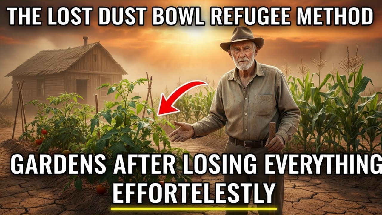 The Lost Dust Bowl Refugee Method That Gardens After Losing Everything Effortlessly