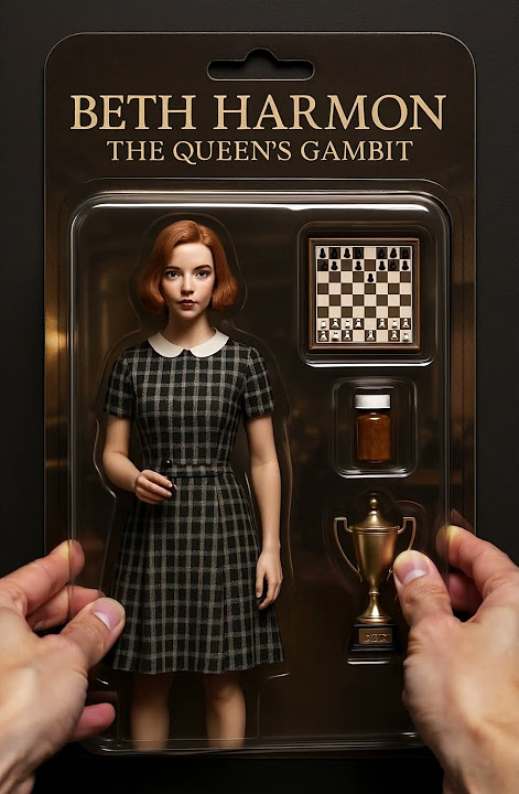 Unboxing of Beth Harmon — Queen’s Gambit action figure #bethharmon #figure #ai #netflix