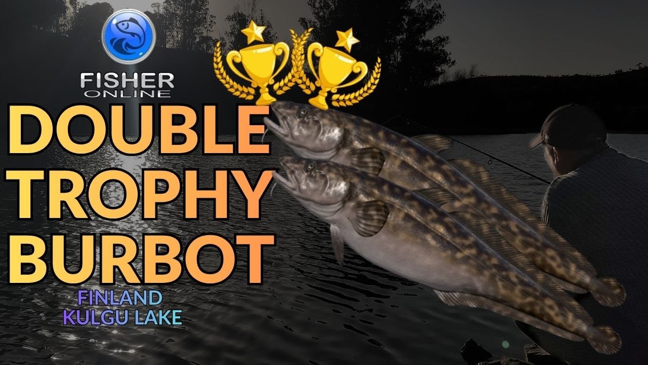 INSANE DOUBLE BURBOT TROPHIES at Kulgu Lake Finland!! (Fisher Online)