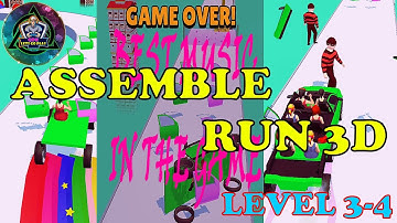 ASSEMBLE RUN 3D. GAMEPLAY ON ANDROID. LEVEL 3-4