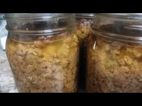 Results From Pressure Canning Ground Beef.