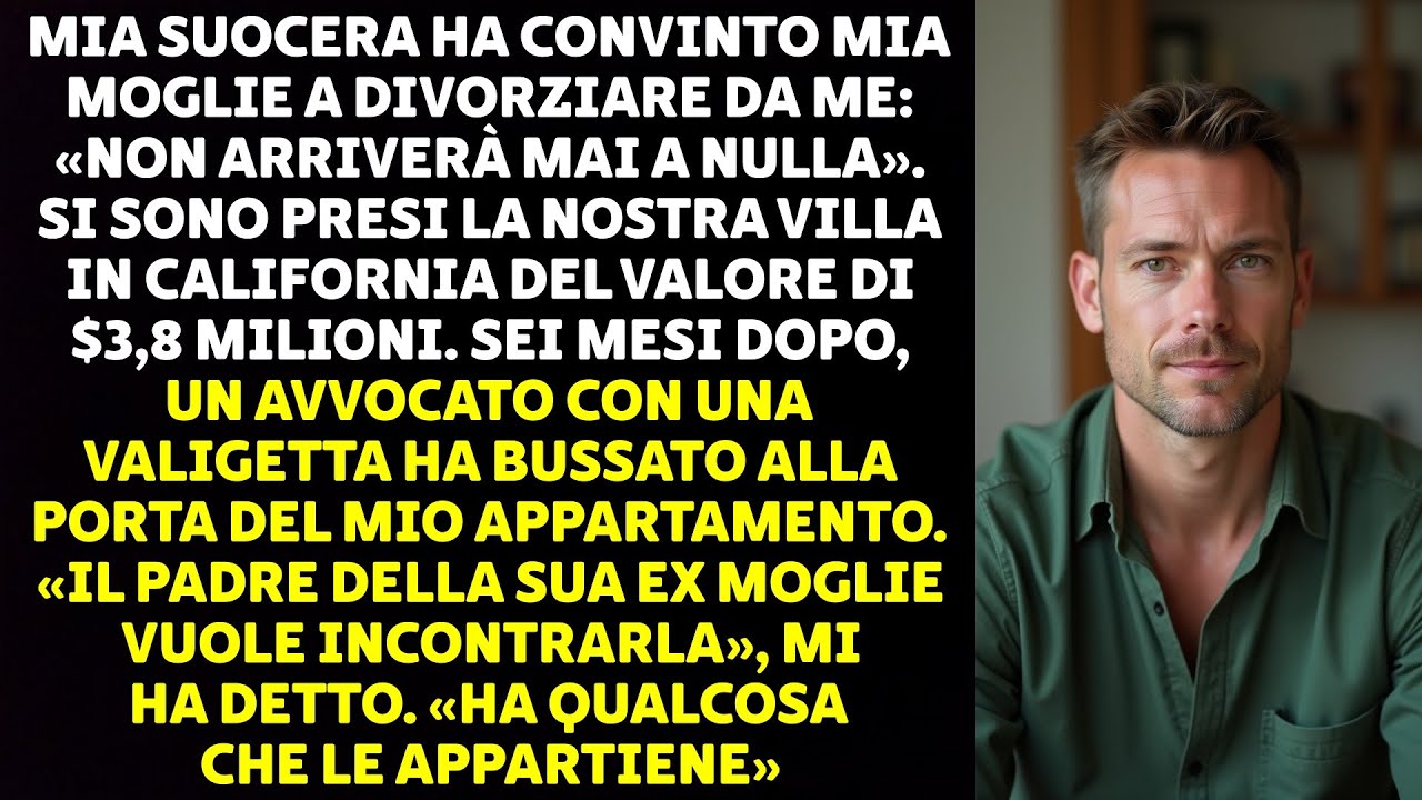 Quando ho firmato i documenti del divorzio, ho perso la casa da quasi 4 milioni di dollari, la donna che amavo e ogni certezza sulla mia vita. Mia suocera aveva convinto Marina che ero un fallito,...