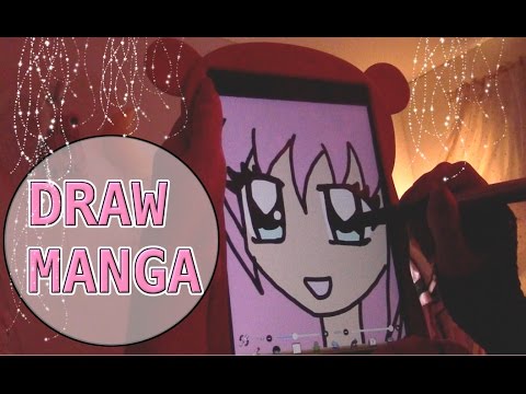 I draw manga girl Jag ritar manga tjej ibispaint x 