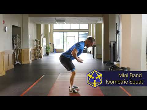 Mini Band Isometric Squat - Tensegrity Exercise Library - YouTube