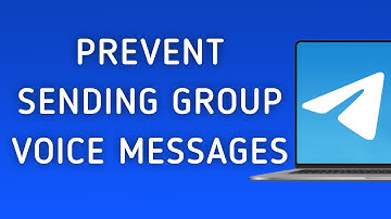 How To Prevent Sending Voice Messages On Your Group On Telegram App On PC (New Update)