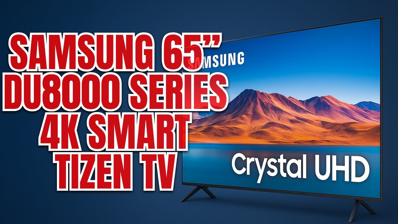 Samsung 65" Du8000 Crystal Uhd Smart Tv - Led, Hdr10+