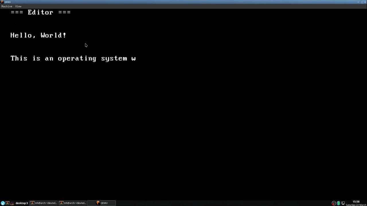 x86 operating system in C - YouTube