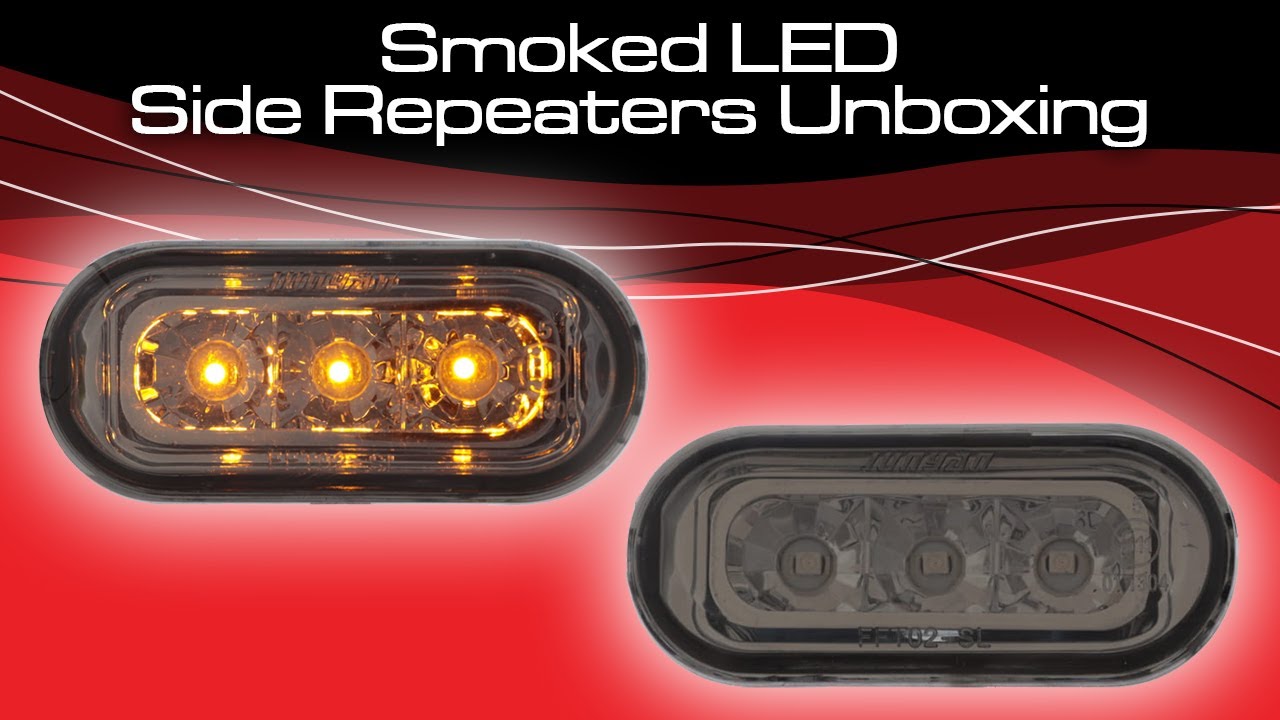 Dynamic LED Smoked Side Repeater Indicators (Pair) For Ford Fiesta MK5 & Focus MK2