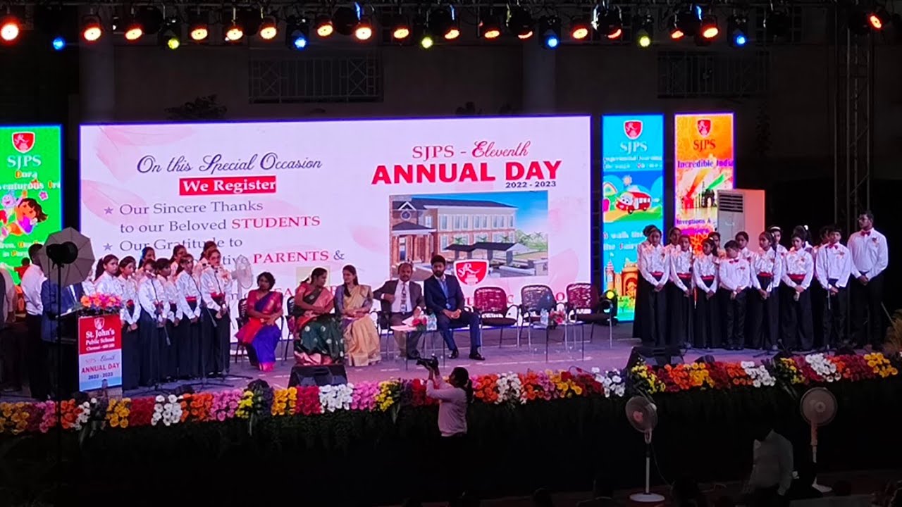 Annual Day/ St. John's Public School/SJPS/Choir/School song YouTube