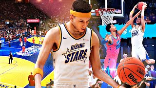 картинка: БЛАЧК ПОСТЕРАЙЗИТ ЧЕРЕЗ ВЕМБУ НА RISING STARS! ● NBA 2K25 PS5 ● НБА 2К25 КАРЬЕРА ИГРОКА #6