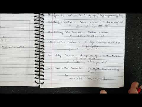 Constant || Types of Constant  || How to declare Constant || Simple Program || Books & Talks