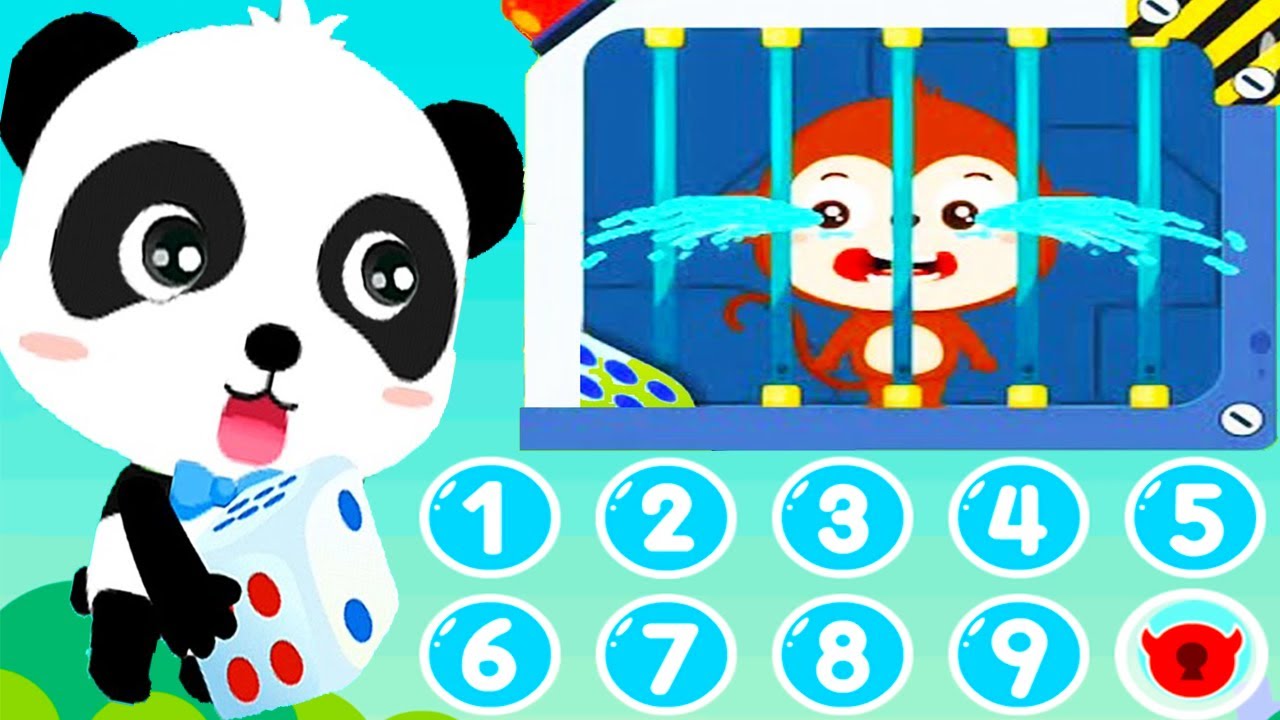 Little Panda's Math Adventure - Baby Learn Basic Math Numbers & Shapes - Kids Fun Education