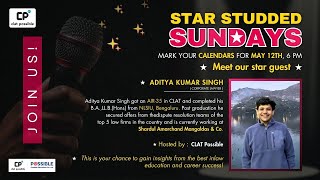 Star Studded Sundays: Meet Our Star Guest Aditya Kumar Singh (Corporate Lawyer)