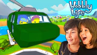 Pillamos el HELICOPTERO para cambiar de LOOK en WOBBLY LIFE!! by Los Juegos de Dani y Evan 1,047,079 views 9 months ago 11 minutes, 3 seconds