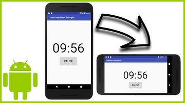 Countdown Timer Part 2 - ORIENTATION CHANGES - Android Studio Tutorial
