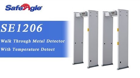 Safeagle SE1206 High Sensitivity Walk Through Metal Detector With Temperature Detect