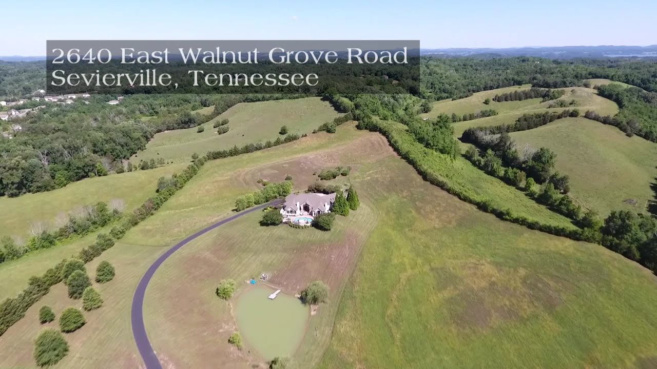 Smoky Mountain estate on 28 acres for sale at 2640 E Walnut Grove Rd