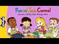 Fun at Kids Central 2 | Rainy Day Energy Bars | School | Little Fox | Animated Stories for Kids
