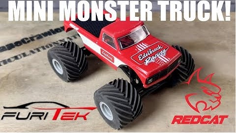 A For Effort: Redcat Racing MT 18 Mini Monster Truck - Run & Review, Furitek Upgrades & More!