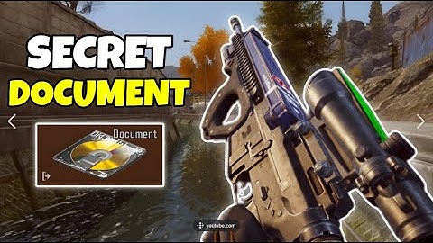 Arena breakout: infinite, found a secret document