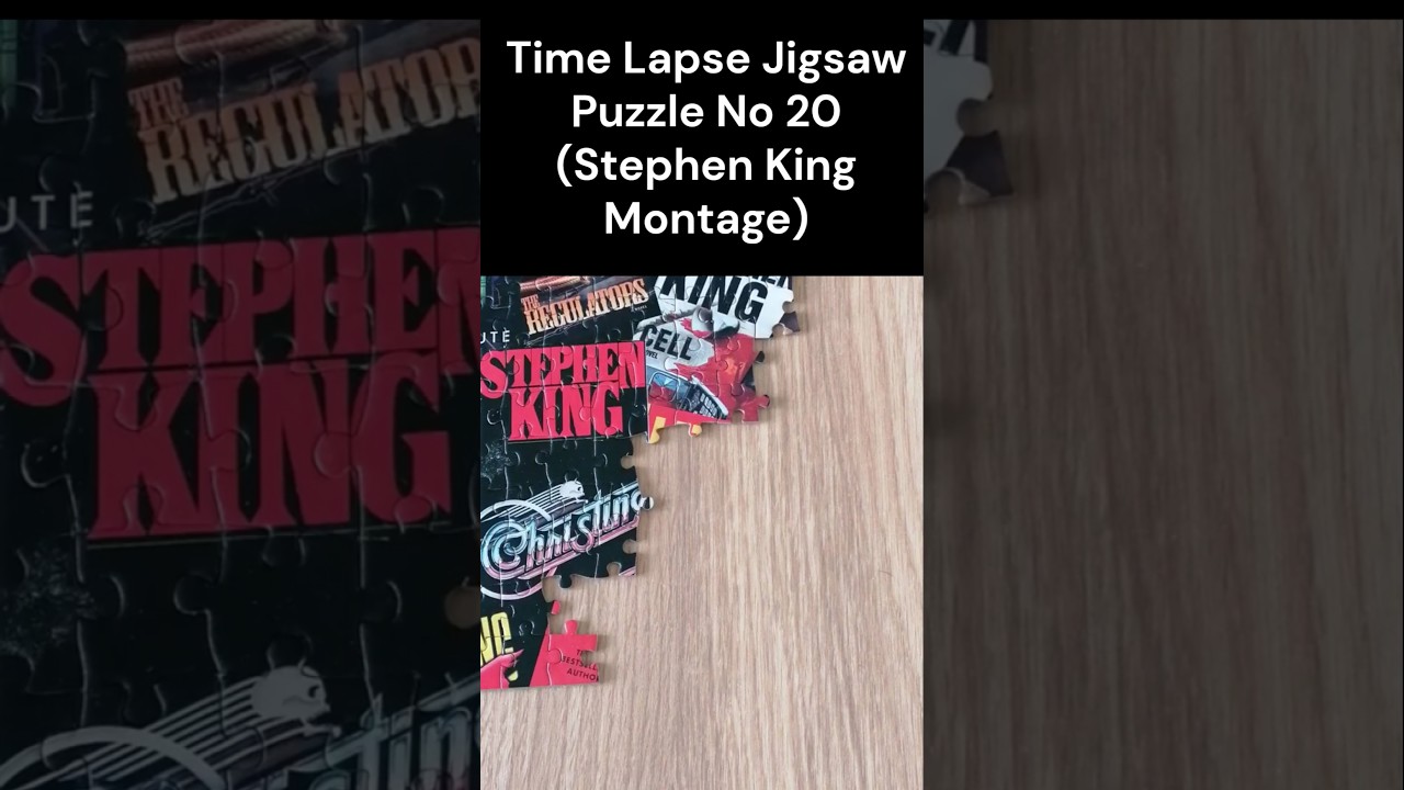Time Lapse Jigsaw Puzzle No. 20 - Stephen King Montage