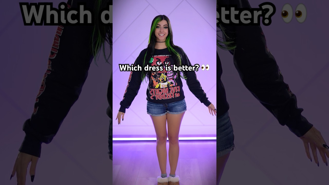 which dress is better? 🤔 #foryou #trending #fashion #outfit #altgirl #helpmemakethismakesense