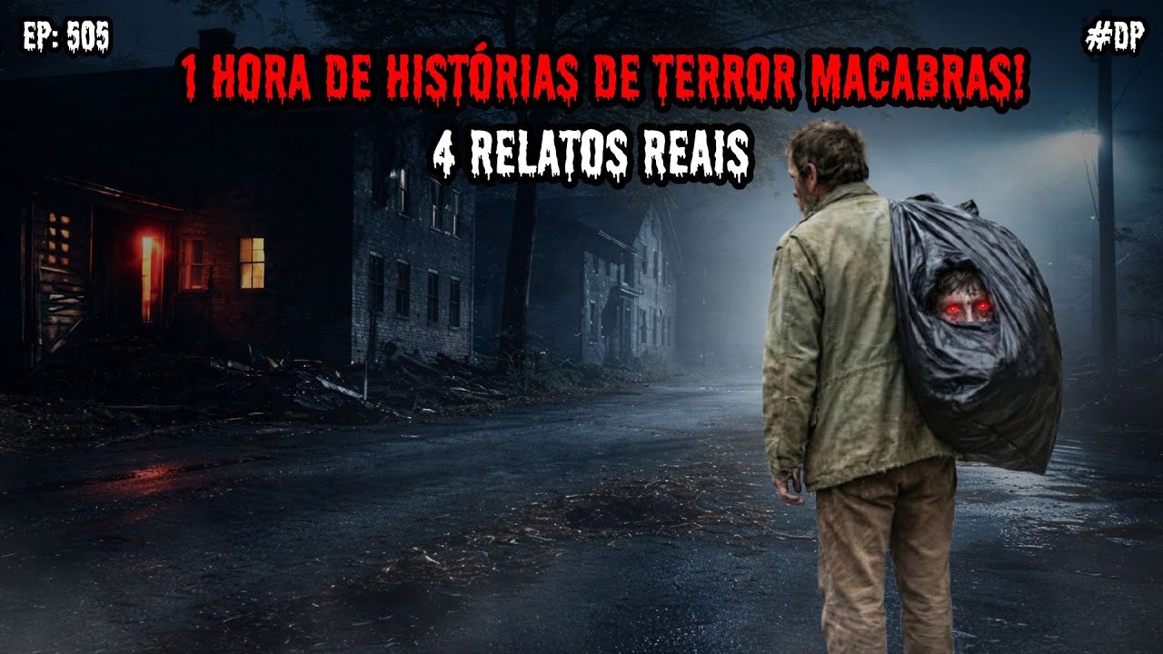 1 HORA DE TERROR - 4 RELATOS REAIS | EP.505 #dp