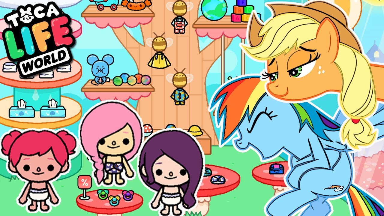 AS PÔNEIS VIRARAM BEBÊS no TOCA LIFE WORLD ‹ Luli Rarity ›