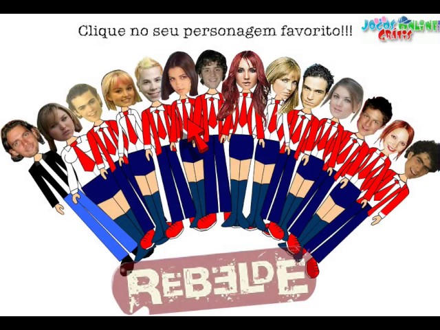 Jogo de Vestir Rebeldes – RBD 