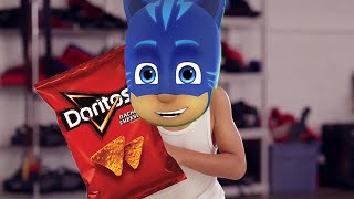 pj mask I Want Sumo Doritos Commercial Parody