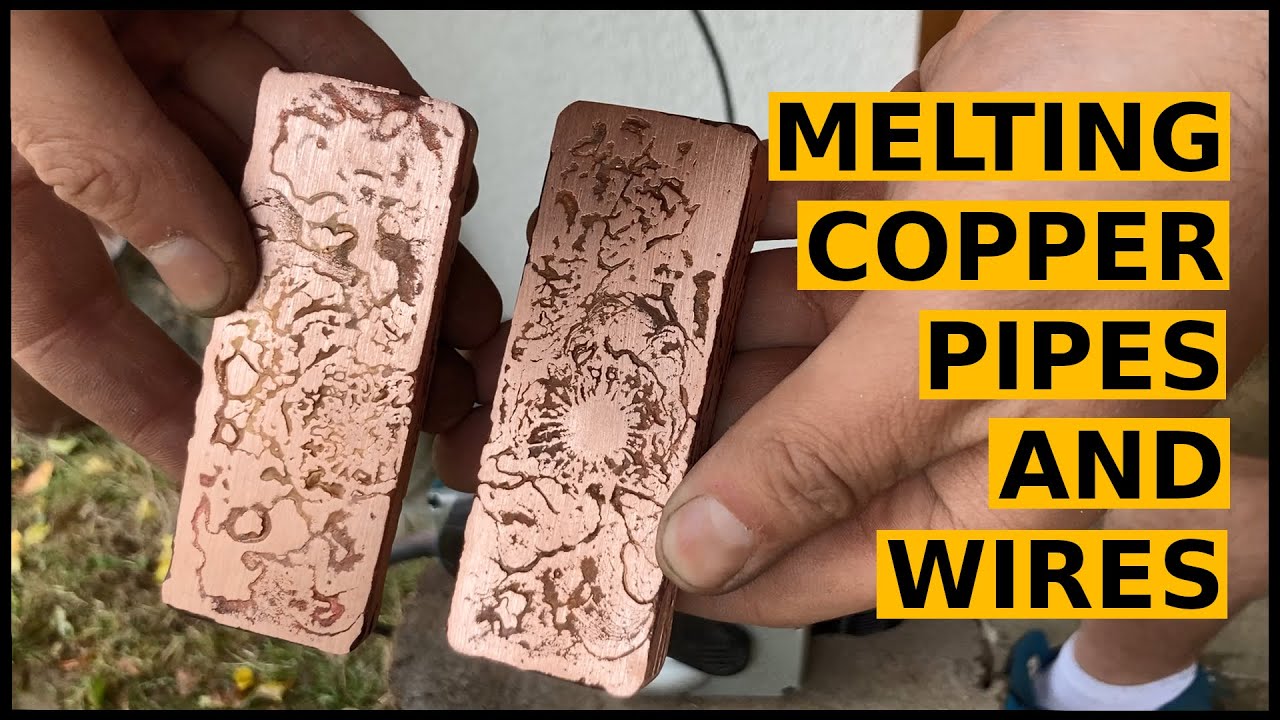 Melting Copper - Trash To Treasure // Tavení mědi - Z Odpadu Poklad