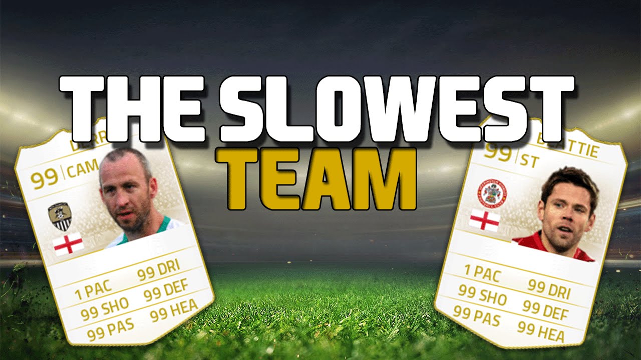 FIFA 15 - SLOWEST TEAM!