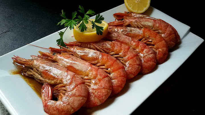 Gambones al horno