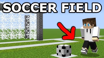 Minecraft: 15+ Soccer/Football Build Hacks!