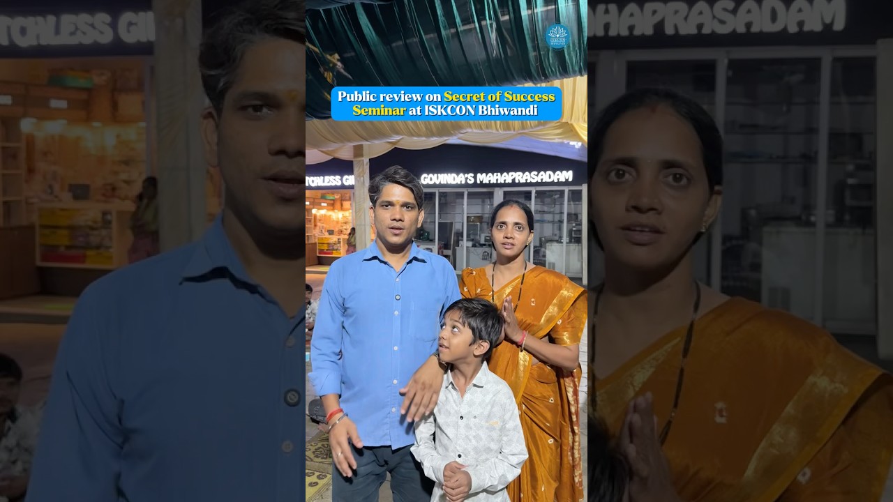 Secrets of Success (SOS) Seminar | Inspiring Testimonials from Participants | ISKCON Bhiwandi