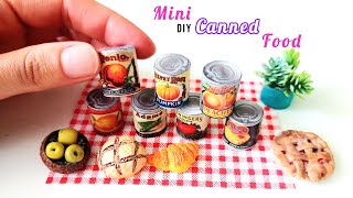 How to Make Miniature Canned Food for a Dollhouse How to Make Miniature Canned Food for a Dollhouse